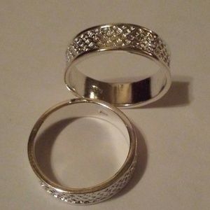 Ladies .925 Sterling Silver Ring Band